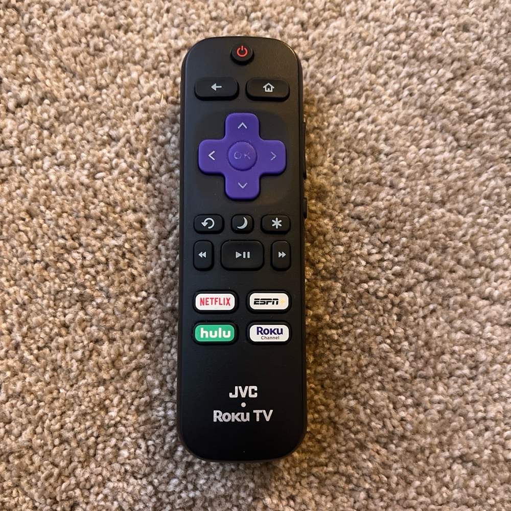 JVC Roku TV Remote